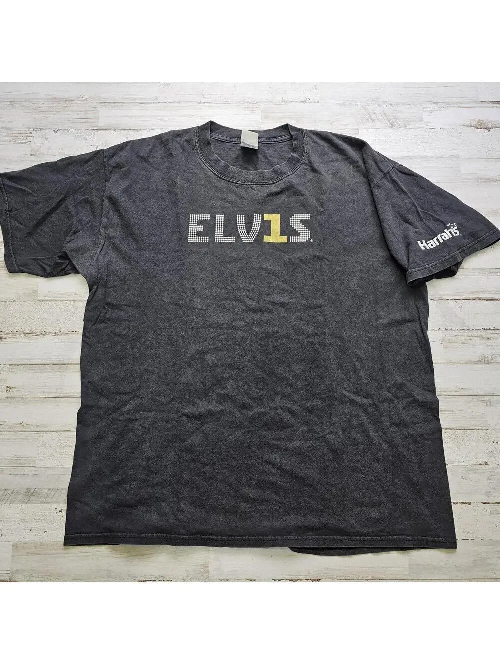 Vintage 2000 Before There Was Elvis There Was Nothing Double Sides Harrahs XL - Picture 2 of 7